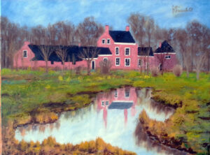 Country House – Oil on Canvas – $880.00